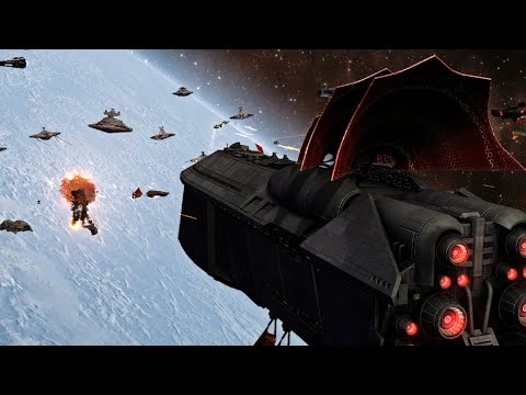Epic Cinematic Space Battle: Republic vs Hutt - Empire at War Remake Mod NPC Wars