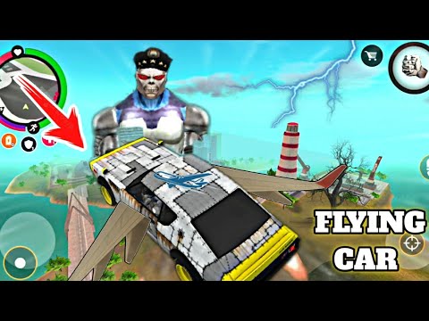 Flying Car Evil Rope Hero Make Big Surprise To Rope Hero Vice Town || Rope Hero Game