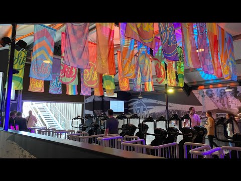 Sik at Flamingo Land Resort - Inside the ride station