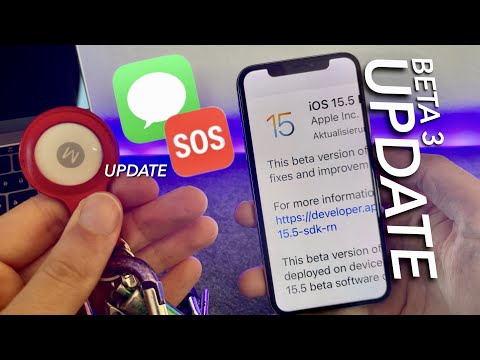 iOS 15.5 BETA 3 ist da... SOS wird groß geschrieben... AirTags Update - Apple UPDATE NEWS
