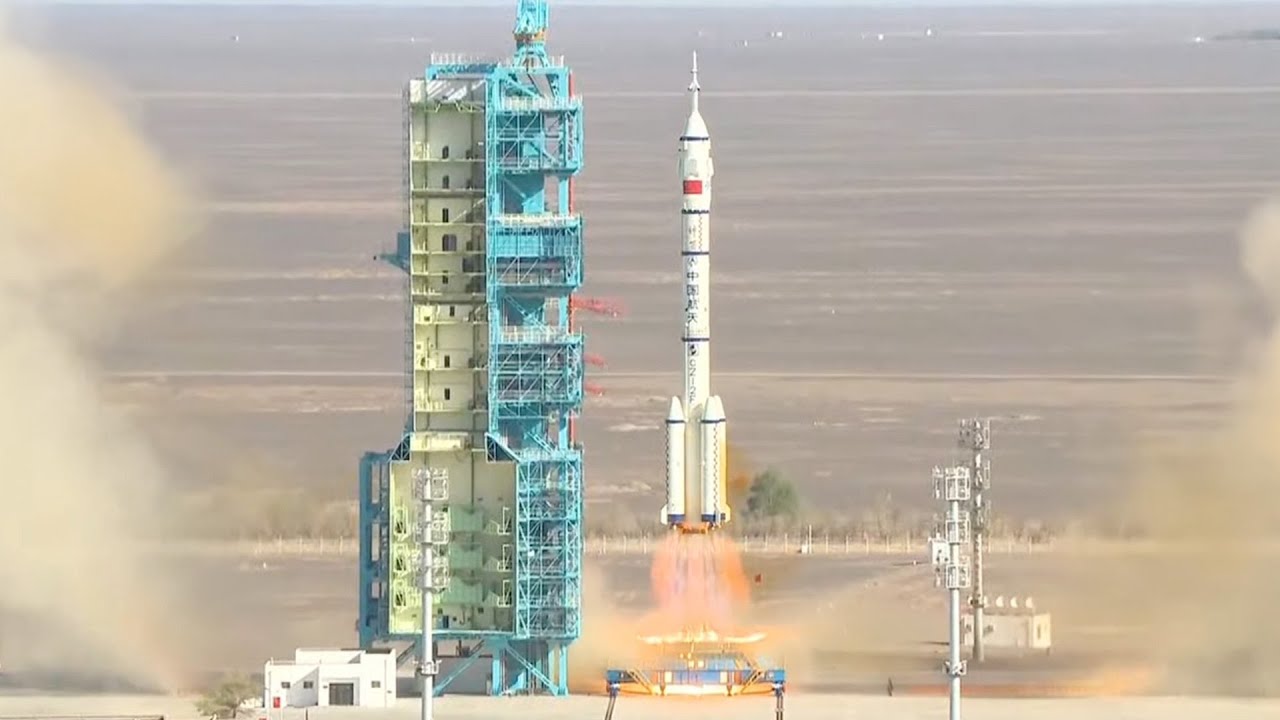 Watch live! China's Shenzhou 20 crew launches to Tiangong space station - YouTube