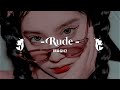MAGIC! - RUDE [ SLOWED + REVERB - LYRICS ] -aesthetic