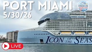 🔴 LIVE: Watching Cruise Ships Leaving Port Miami LIVE! (May 30, 2026)