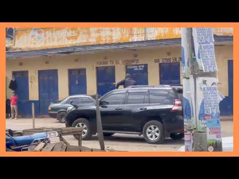 Chaos erupts in Ol Kalou as armed, hooded men assault journalists and seize their cameras