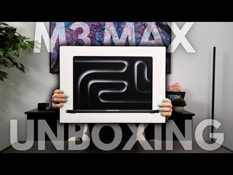 MacBook Pro M3 Max Unboxing in Space Black