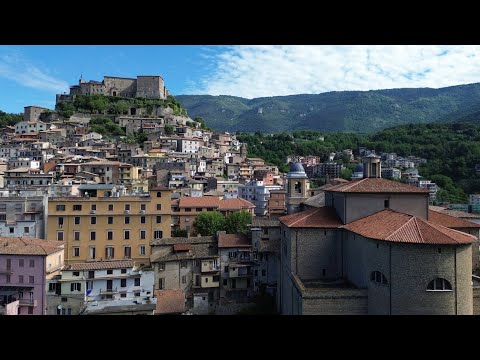 "Subiaco". Roma. Italia in 4K