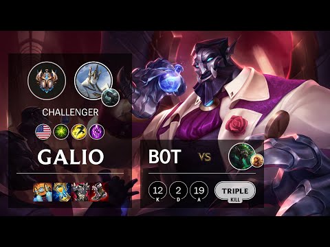 Galio Bot vs Twitch - NA Challenger Patch 11.5