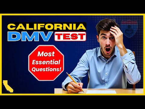 DMV Written Test California – Don’t Fail These Questions!