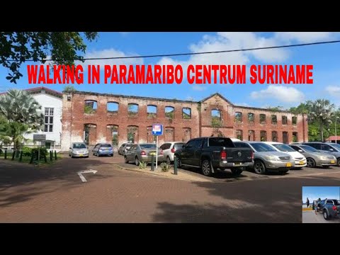 WALKING  TOUR IN PARAMARIBO CENTRUM SURINAME(Official Video)