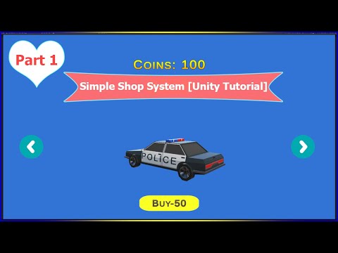 Simple Shop System in Unity -  (Part 1)