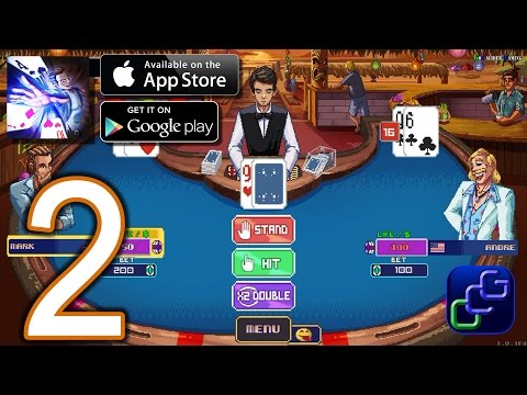 Super Blackjack Battle II Turbo Edition - The Card Warriors iOS Walkthrough - Part 2 - Single Player - YouTube