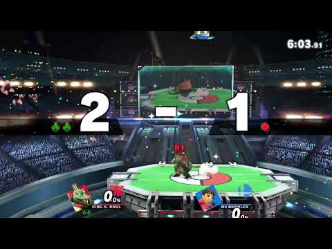 Scorpob (King K. Rool) vs. Mii Brawler