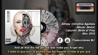 Letra Traducida Birds of Prey de Christina Aguilera