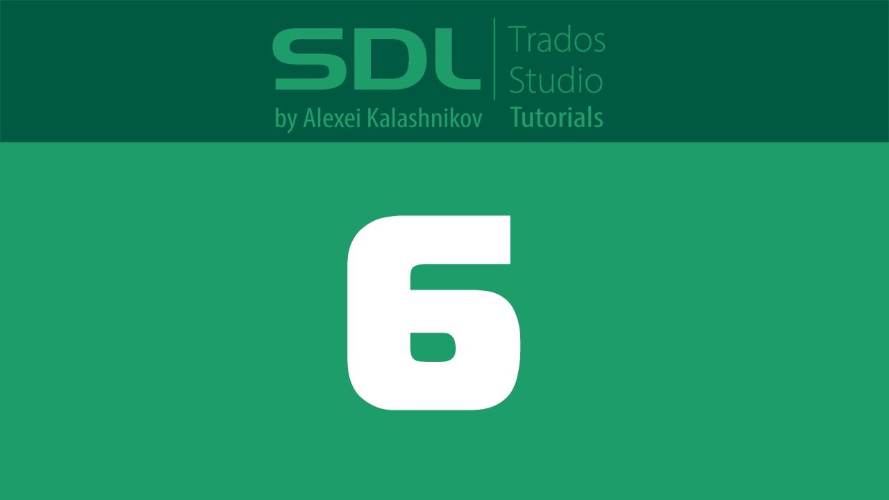 6 SDL Trados Studio: Creating Glossaries in MultiTerm