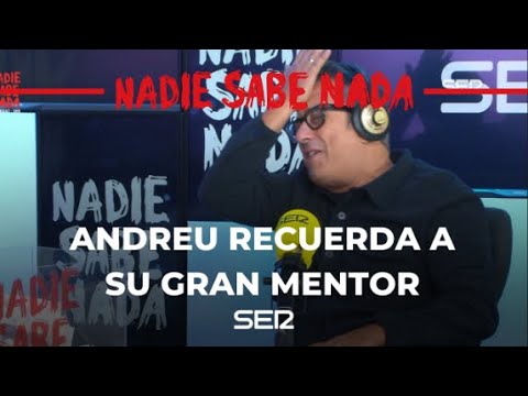 Andreu Buenafuente recuerda a su mentor en la radio