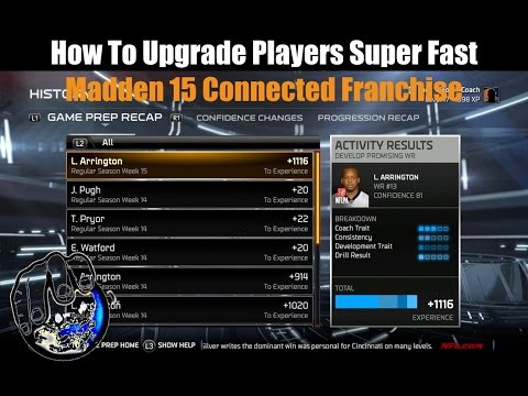 Player Upgrade GLITCH In Madden 15 Franchise Mode! | Madden Connected Franchise Tutorial