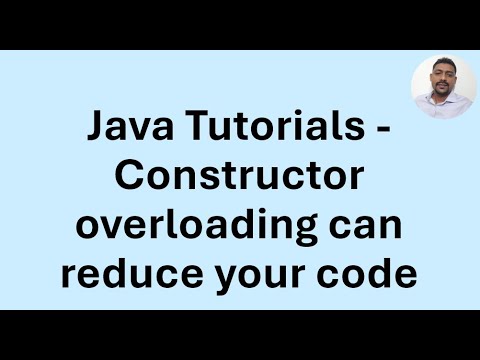 Java Tutorial 23 Default Constructors And Overloaded Constructors