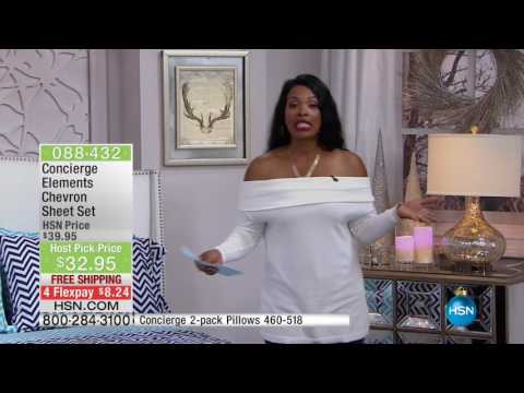 Concierge Collection Elements Chevron Sheet Set  Twin