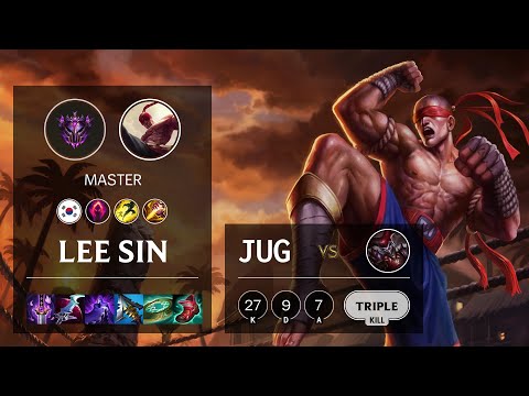 Lee Sin Jungle vs Shaco - KR Master Patch 11.24