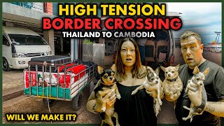 Crossing Thailand-Cambodia Border with 4 DOGS During Border Tensions - Will We Make It?