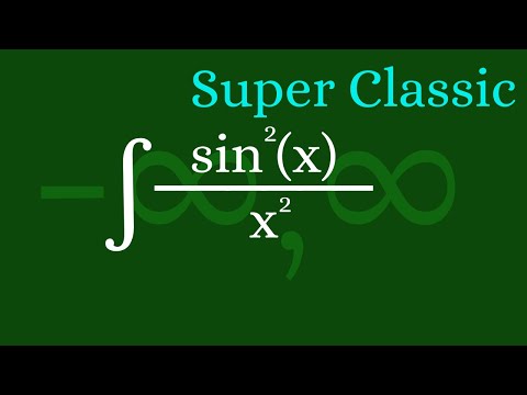 A super classic doubly infinite integral!