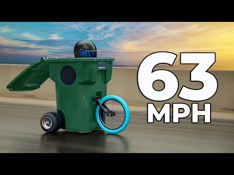 I Built the Worlds Fastest Garbage Can