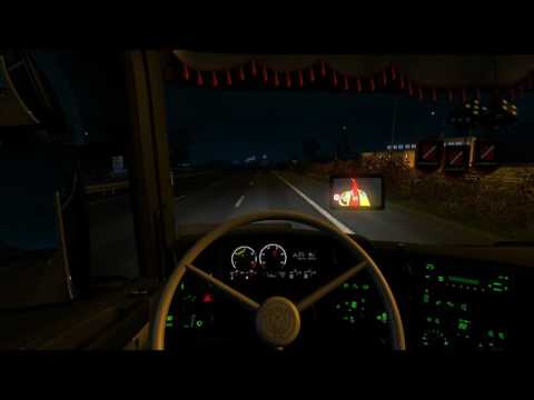 ETS 2 1.25 - SCANIA R730 V8 - Trip: Osnabrück - Poznan / Night driving | #3