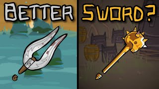 Which Sword is BETTER - Man Catcher or Gold Skull Mace