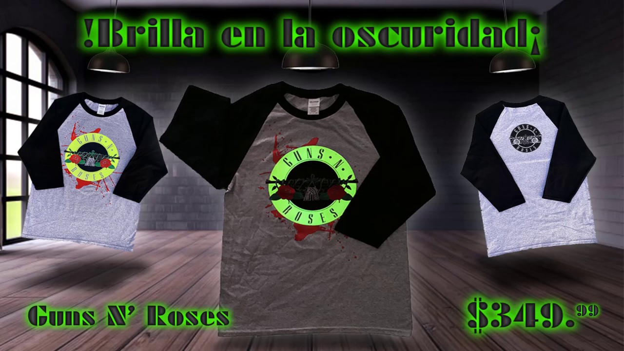 Brilla en la oscuridad - Guns N roses Manga 3/4 -