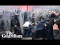 Kosovo Serb Protesters Throw Teargas At Nato Soldiers As Internal Frictions Escalate