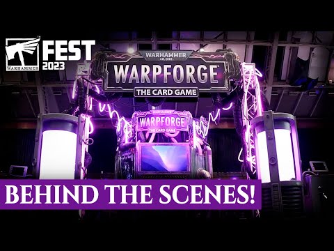 Behind the scenes! Warpforge’s must-see stand at Warhammer Fest 2023