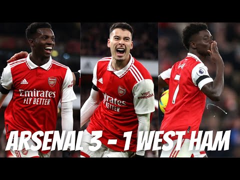 Arsenal vs West Ham HIGHLIGHTS🤩Arsenal 3 - 1 West Ham United🔥Arsenal Match Today✅Arsenal FC🎉Goals❤️