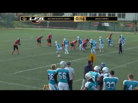 Skrót meczu AZS UWM Olsztyn Lakers J - Angels Toruń J | 6:20