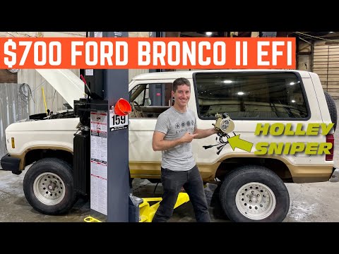 $700 Bronco II Ultimate UPGRADE *Holley Sniper EFI Install*