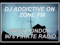 Zone FM 90 S West London Pirate Radio DJ Addictive MC Ganja Freebass