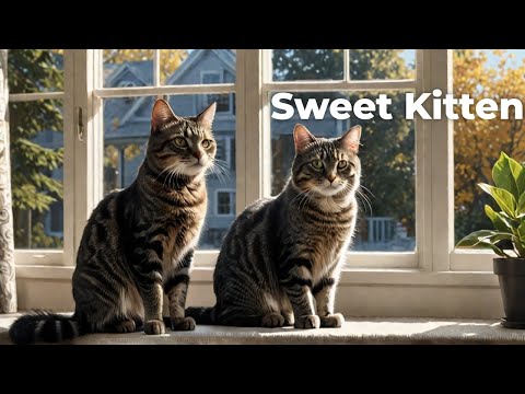 Thumbnail for Adorable Cats Lanore and Lola Steal the Show with Cuteness