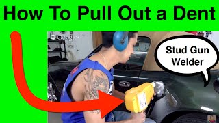 How To Pull Out Dents With a Stud Gun
