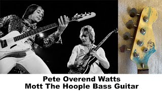 Video thumbnail for Mott The Hoople - Pete Overend Watts - Axis Ninja Bass Guitar. (Marlin Sidewinder) by Lennon Luthier & Georgie Girl