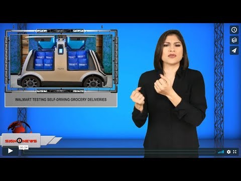 Walmart testing self-driving grocery deliveries (ASL - 12.11.19)