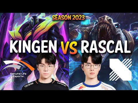 HLE Kingen vs DRX Rascal - Kingen K'SANTE vs Rascal RENEKTON Top - Patch 13.16 KR Ranked
