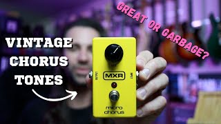 Video thumbnail for MXR Micro Chorus - Great or Garbage? by Leon Todd