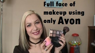 Full Face of Makeup using only Avon Products