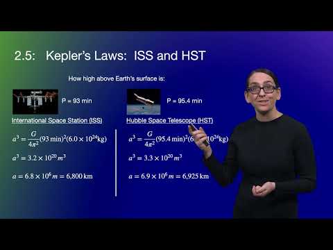 Deeper Dive: Kepler's Law and Orbits