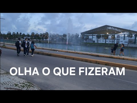 olha o que fizeram no centro de aquiraz Ceará #passeio 