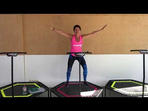 #3 Jumping Fitness Workout alleswirdgut! Wir springen trotzdem!! 1 Stunde Trampolin Shadowboxen