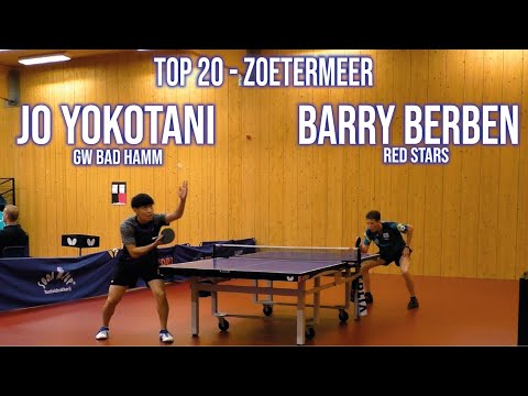 Top 20 Jo Yokotani vs Barry Berben match highlight - De Boer Maatwerk in keukens