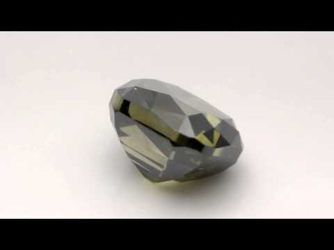 0.70 ct VS2 Clarity Cushion Cut Diamond PIne Green at http://www.diamondzul.com/