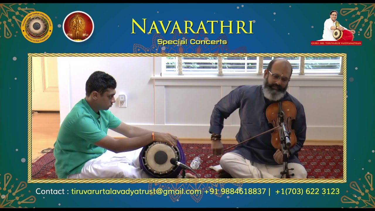 Navarathri Special Concerts 2021 || 15-10-2021 || VVS Murari || Myan Sudharsanan