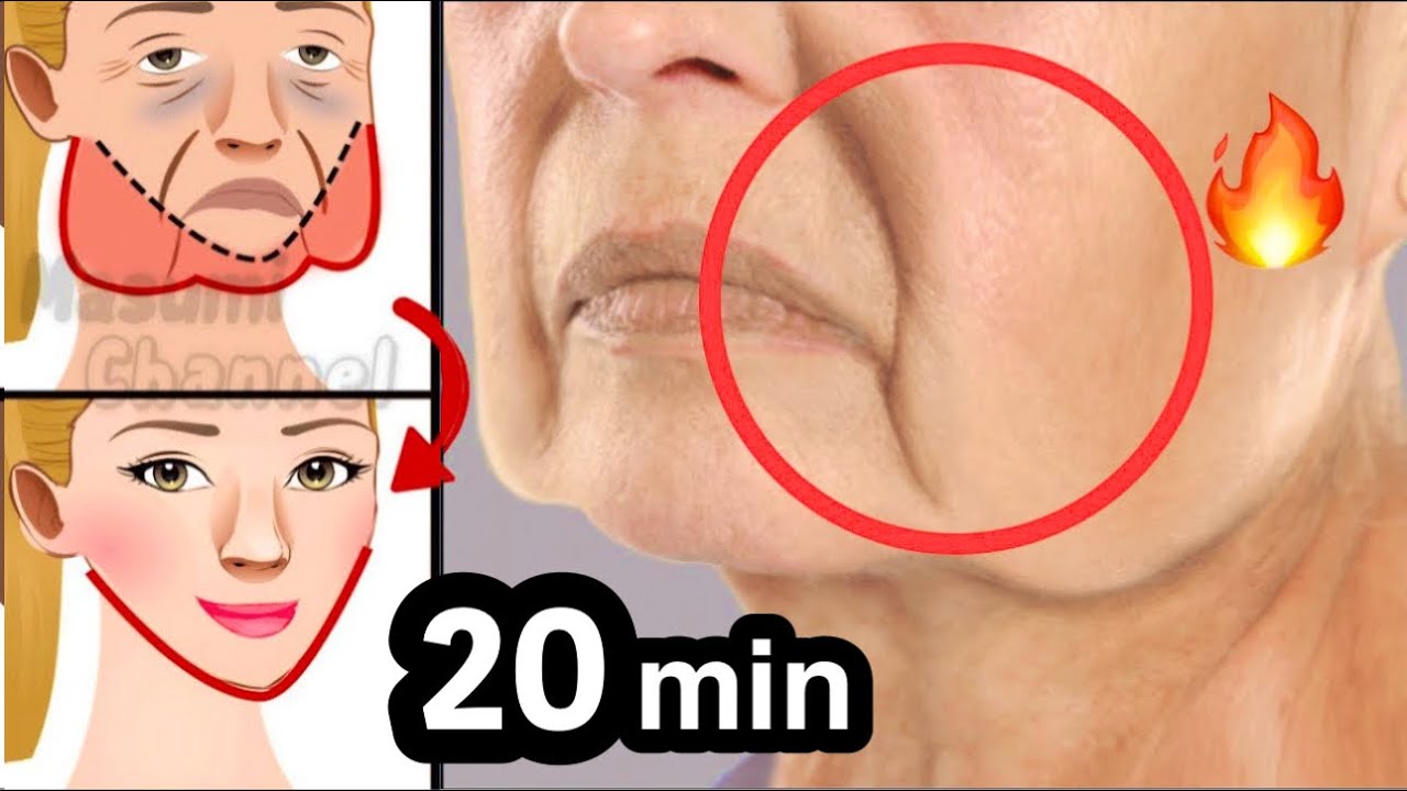 20mins🔥Say Goodbye to Droopy Cheeks! This Easy Face Yoga Works Wonders for Double Chin, Jowls