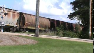 preview picture of video 'CN 2821 Dale, WI 8-31-14'
